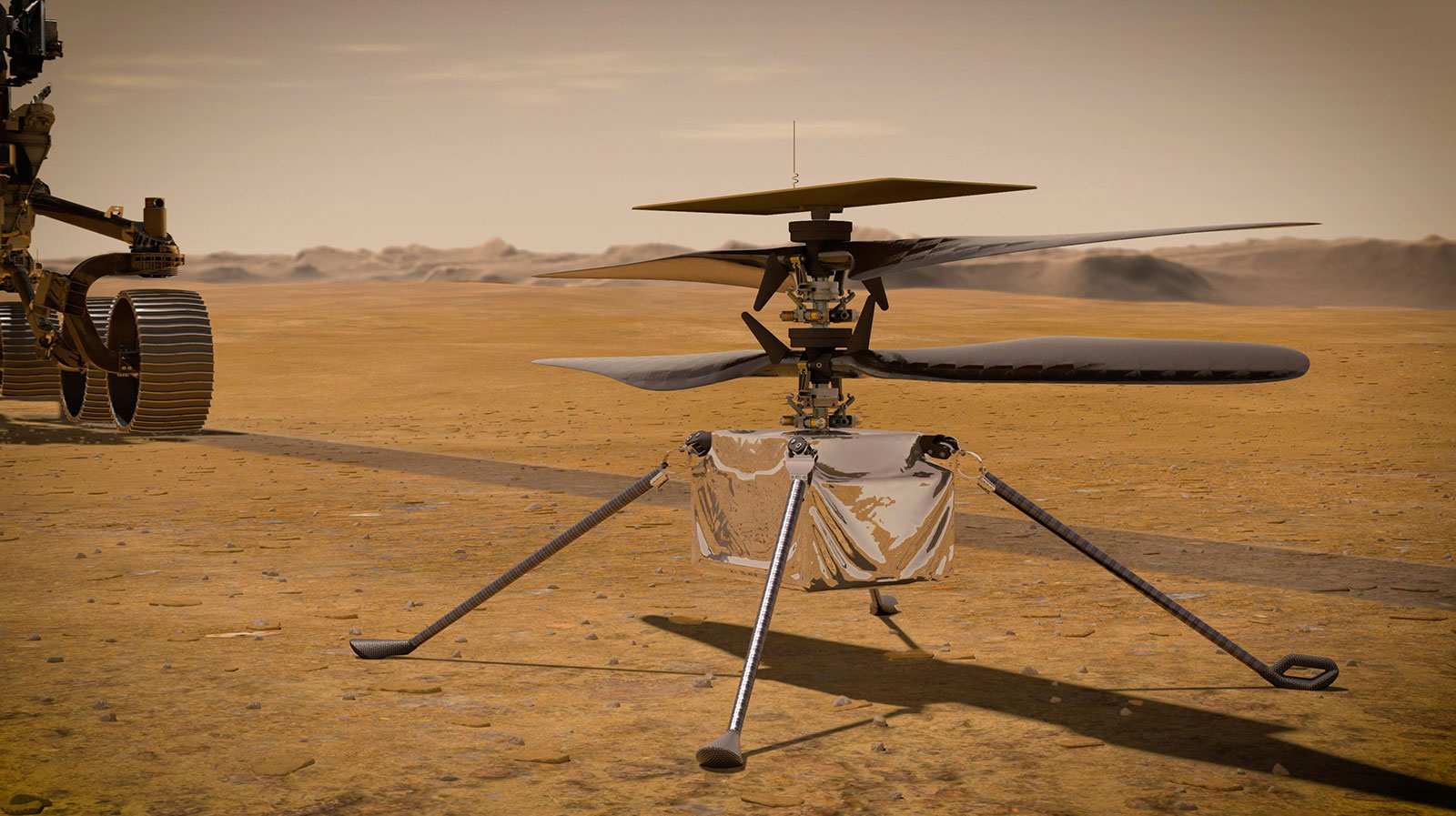 Mars widziany „oczami” drona: NASA pokazała nagranie z rekordowego lotu Pomysłowość