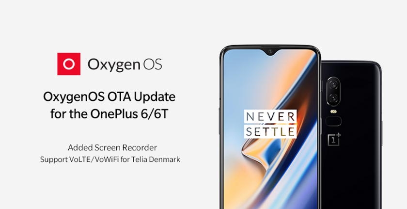 OnePlus 6 i OnePlus 6T z nową aktualizacją OxygenOS otrzymały funkcję Screen Recorder