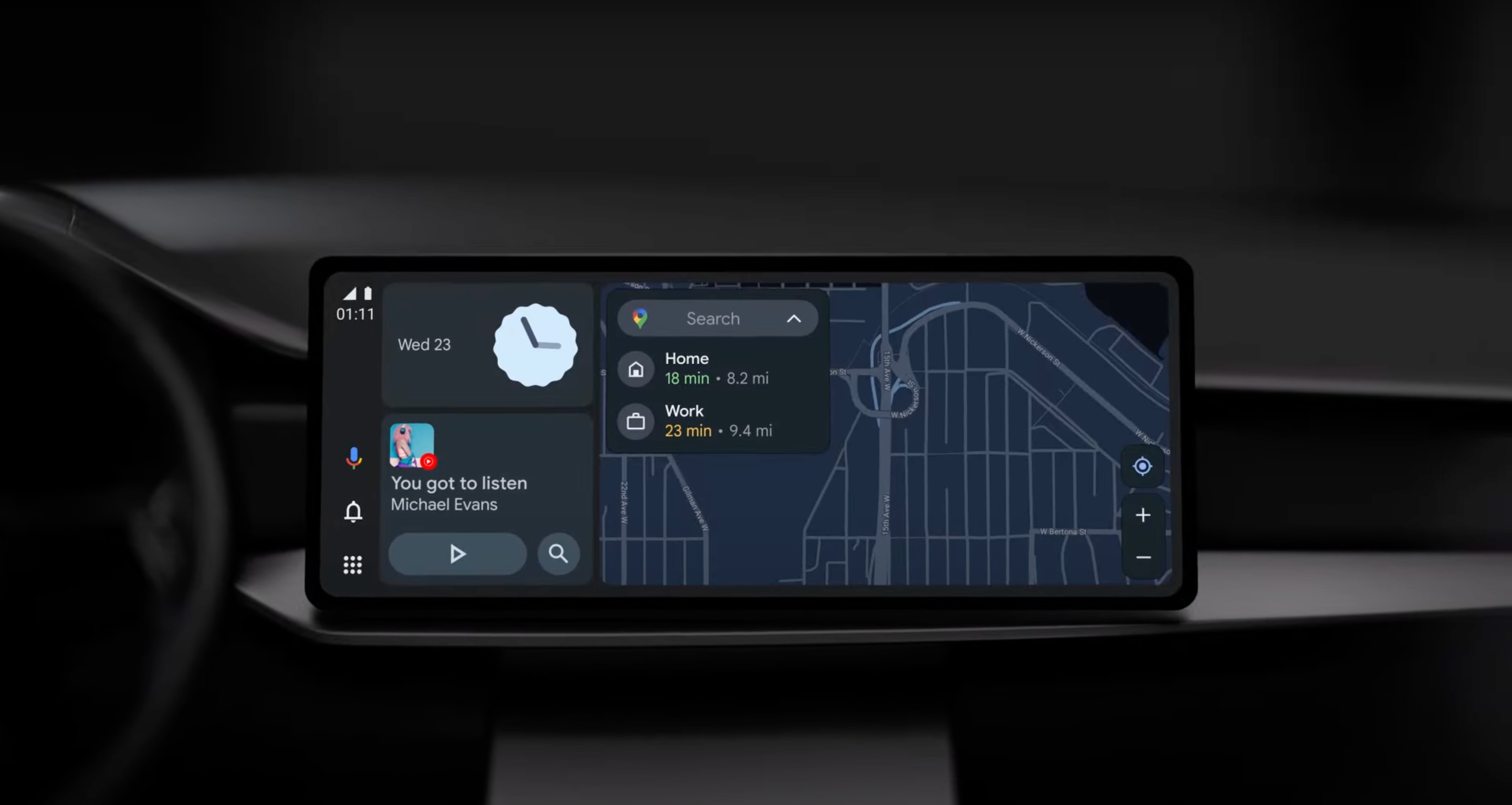 Google wprowadził nową wersję Androida Auto