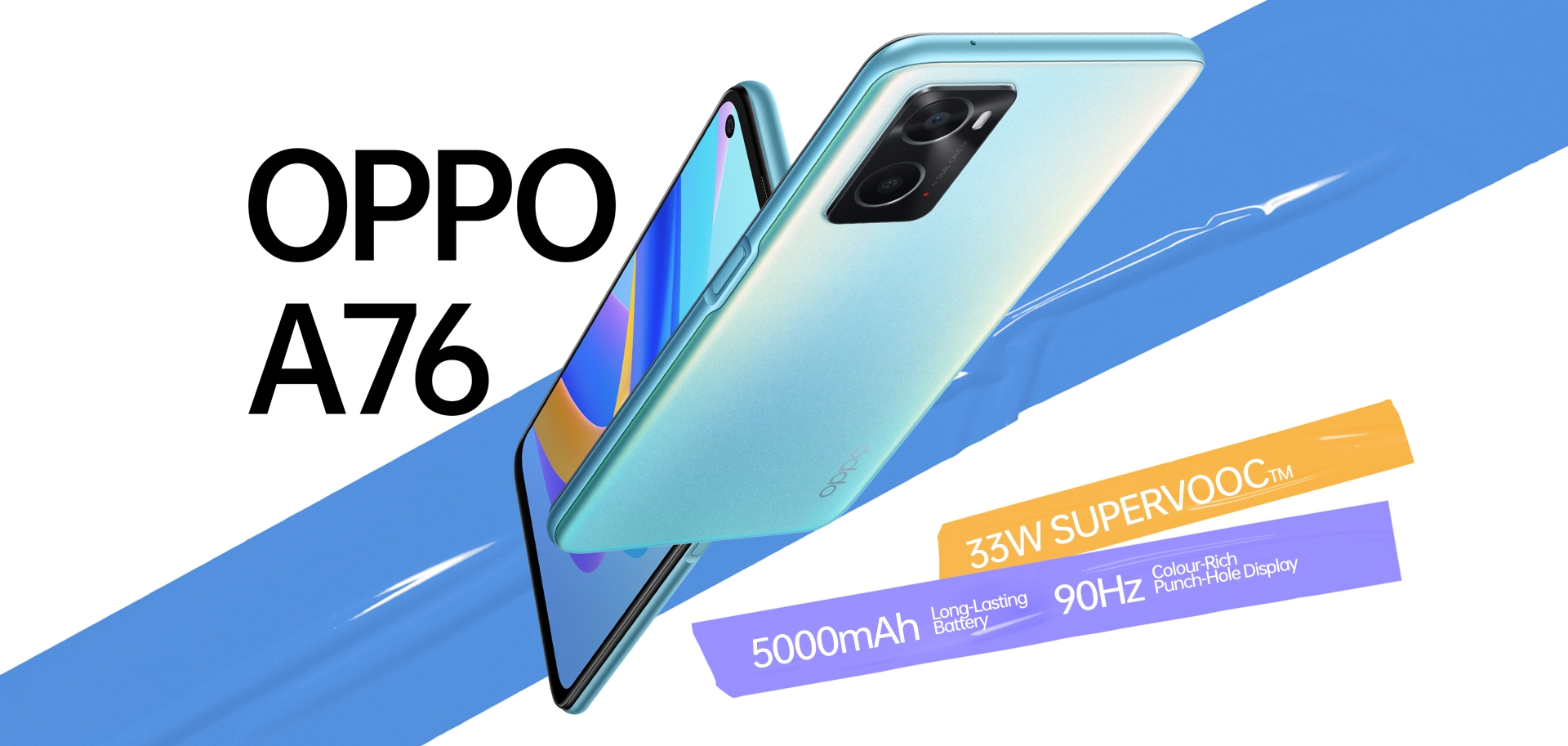 OPPO A76 4G: ekran 90 Hz, układ Snapdragon 680, ochrona IP54 i bateria 5000 mAh za 215 USD