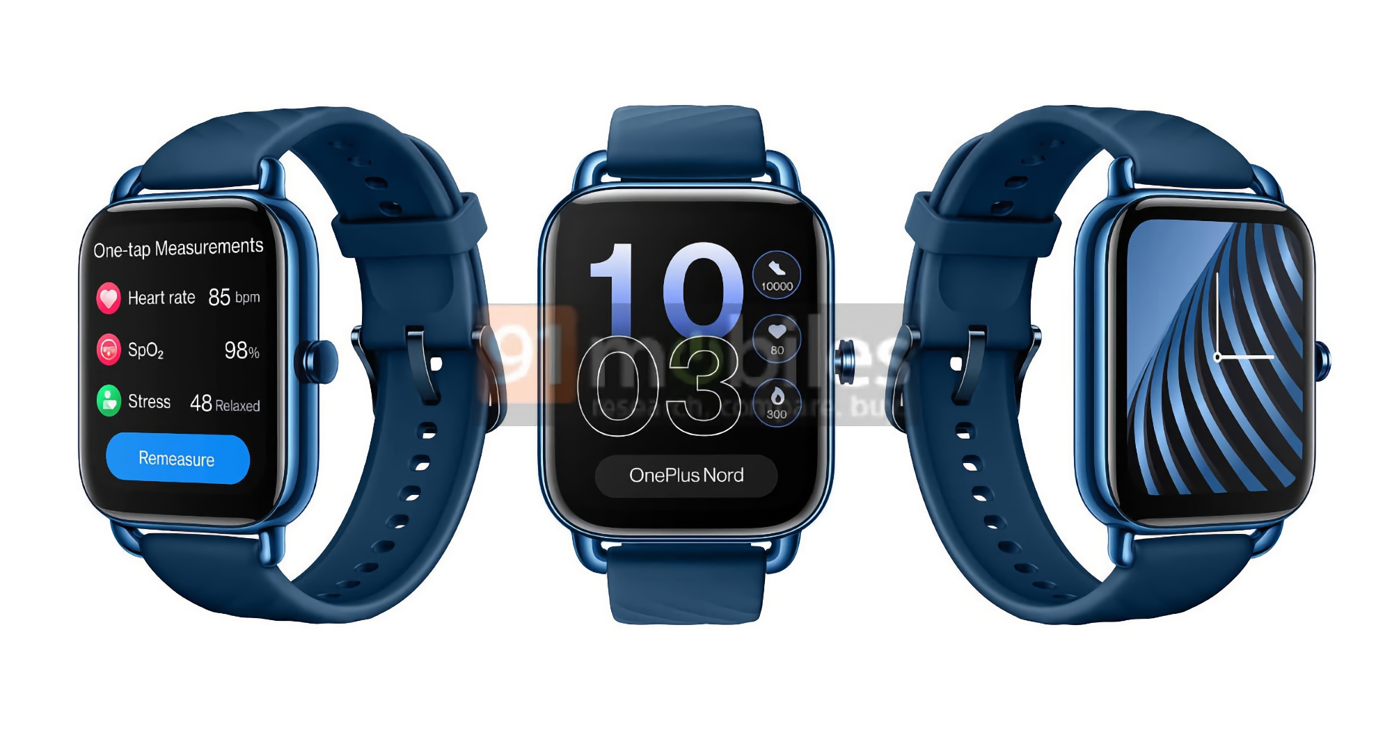 OnePlus Nord Watch ujawnia nowe rendery: smartwatch z wyświetlaczem AMOLED, Bluetooth 5.2 i do 10 dni pracy na baterii.