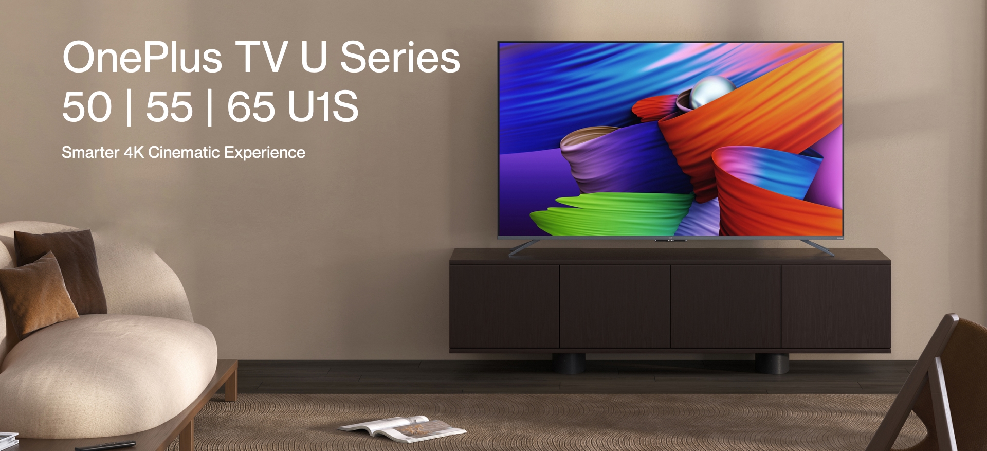 OnePlus TV U1S: seria inteligentnych telewizorów z ekranami 4K o przekątnych 50, 55 i 65 cali, obsługą HDR10+ i ceną zaczynającą się od 547 dolarów