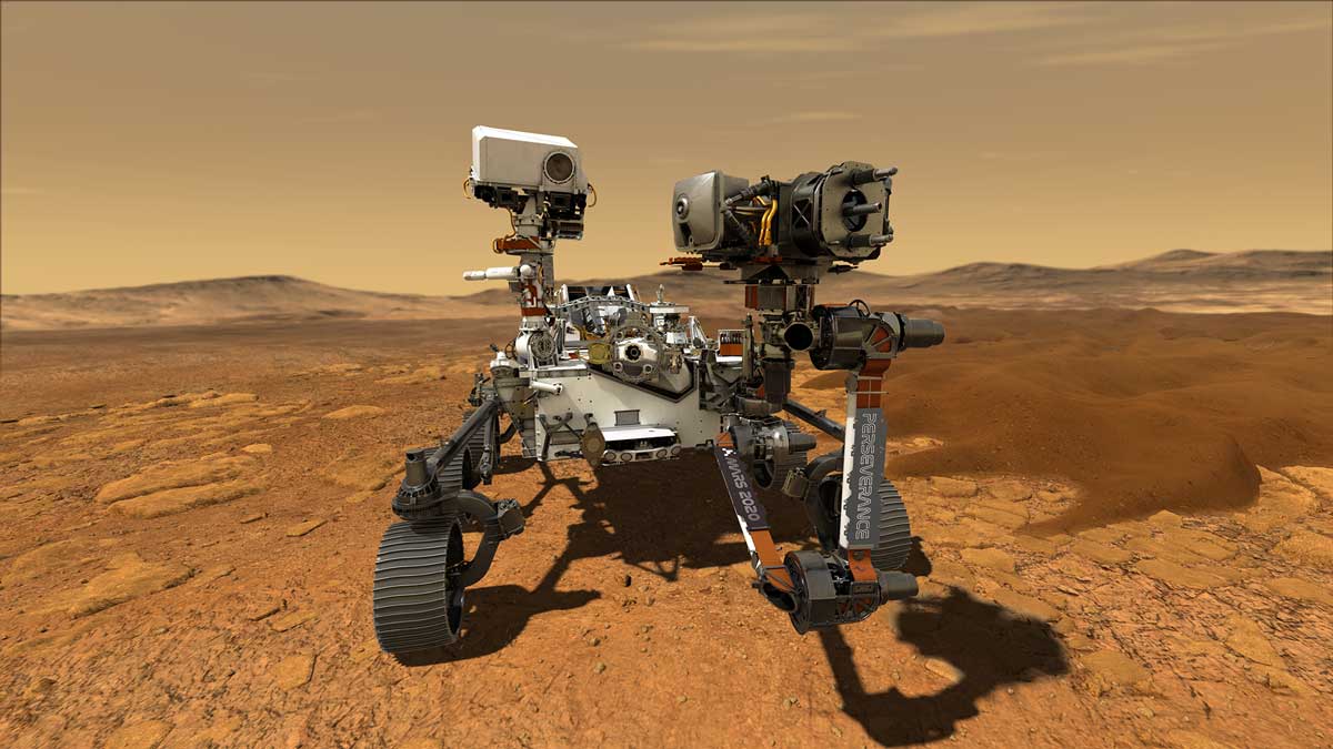 Łazik Perseverance po raz pierwszy nagrał dźwięki 118-metrowego diabła pyłowego na Marsie