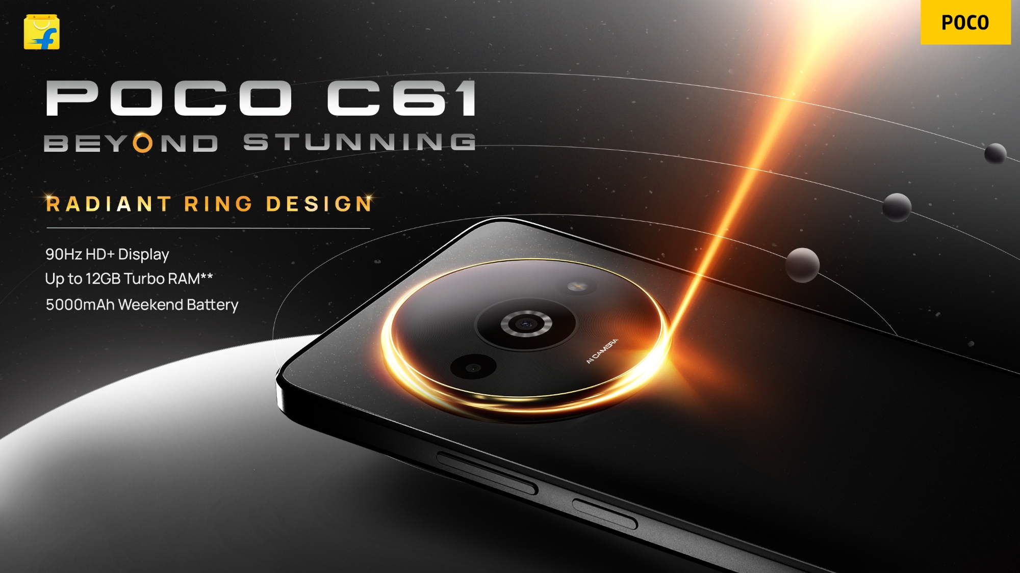 POCO C61: wyświetlacz 90 Hz, układ MediaTek Helio G36 i podwójny aparat w cenie od 89 USD