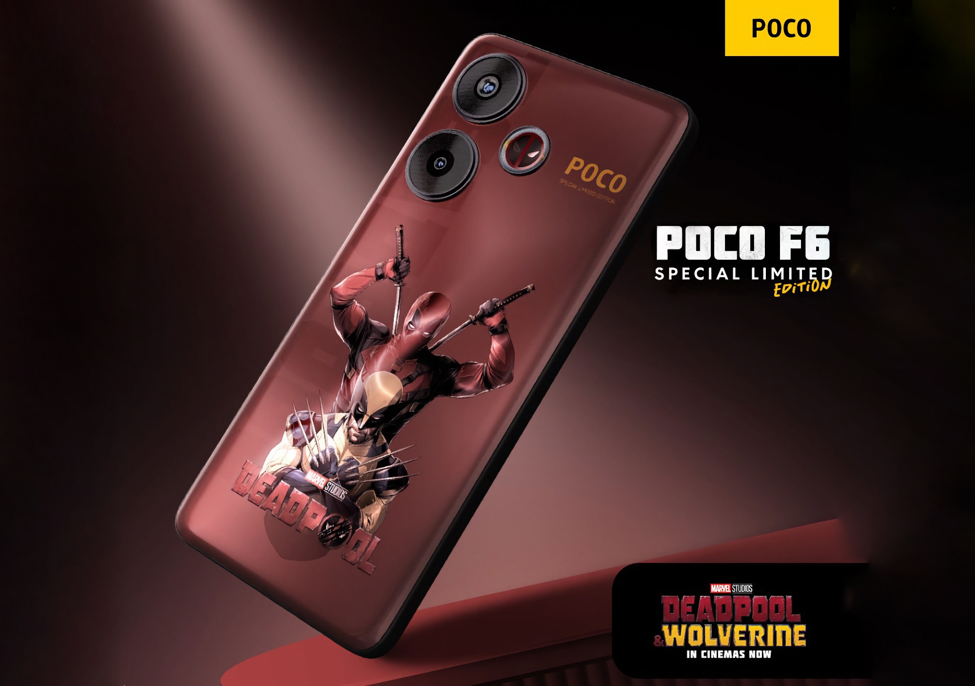 Dla fanów Deadpoola i Wolverine'a: Xiaomi zaprezentowało POCO F6 Deadpool Limited Edition