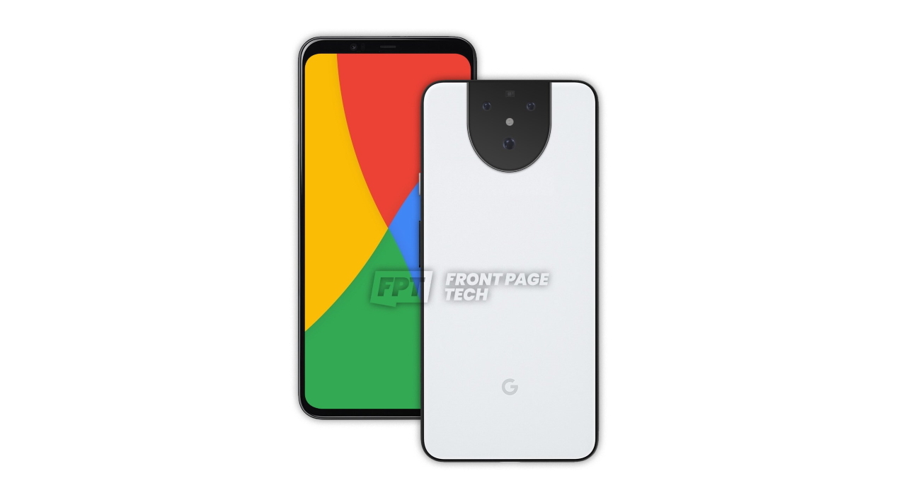 Google Pixel 5 na nowym renderowaniu: biały kolor, potrójna kamera i zmniejszona górna ramka