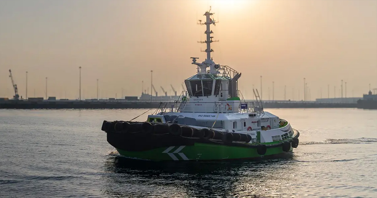 Najpotężniejszy holownik elektryczny: Damen RSD-E Tug 2513 wpisany do Księgi Rekordów Guinnessa