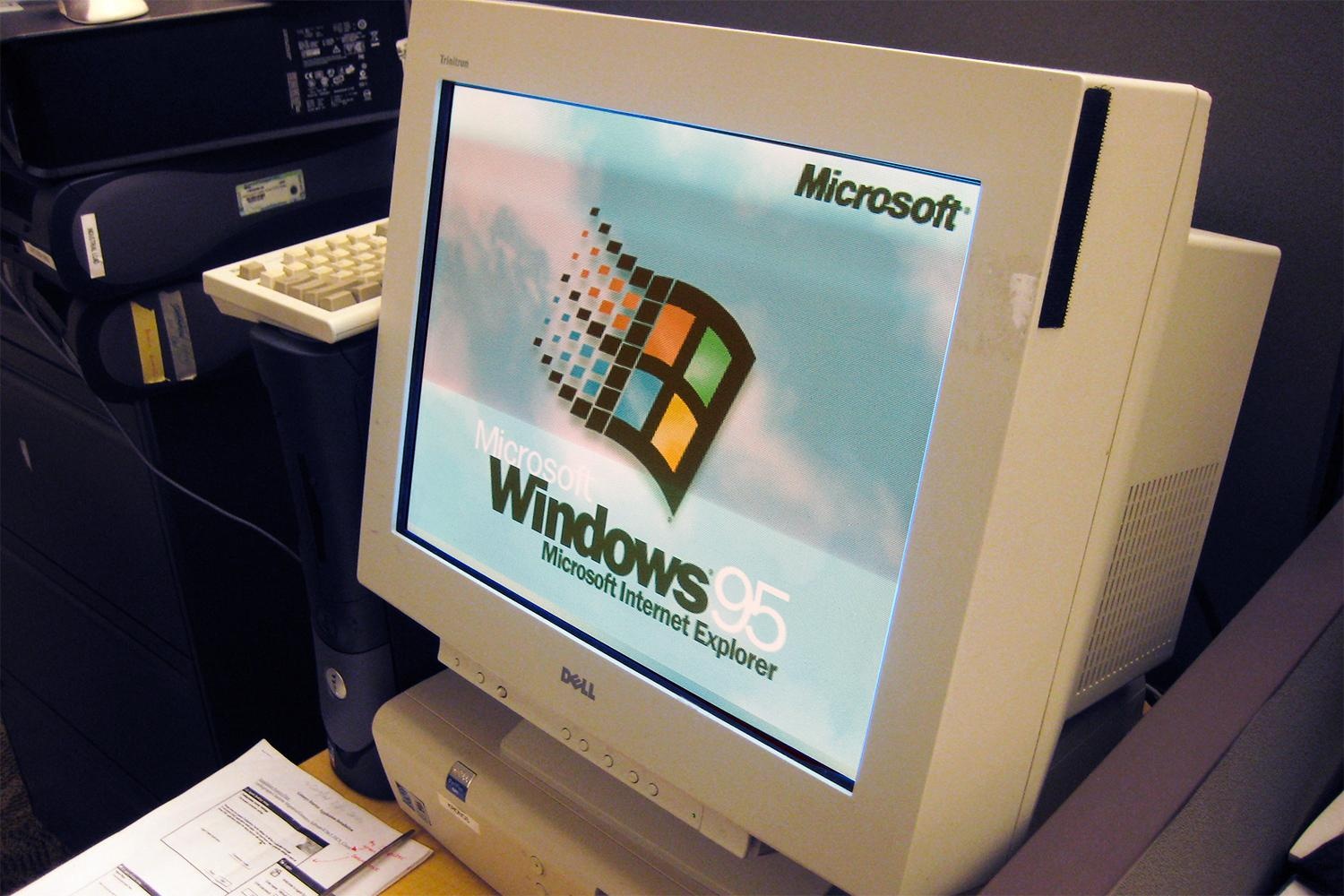 Zakładki w Eksploratorze były testowane w Windows 95