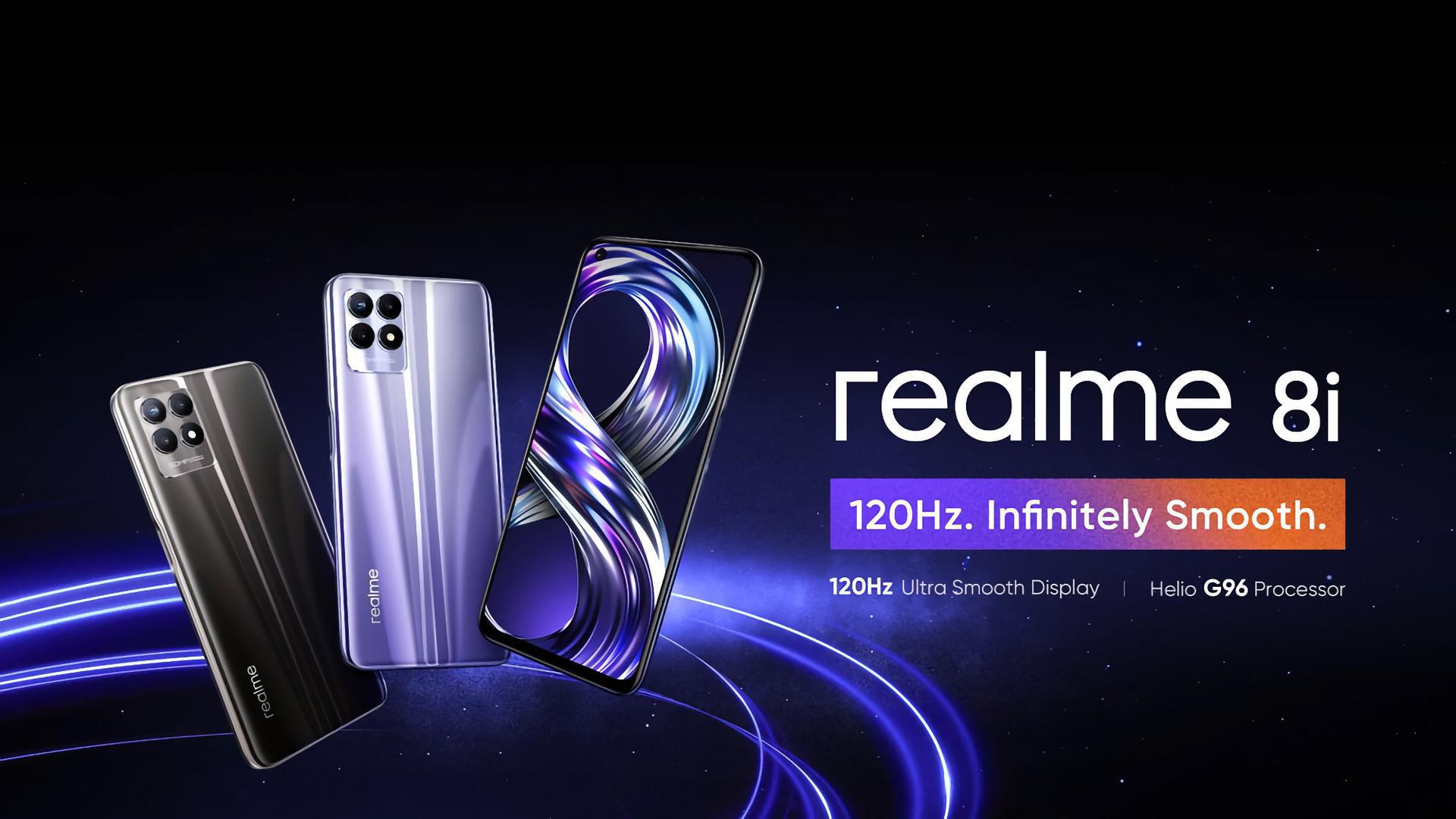 Realme 8i w Europie - Helio G96, ekran IPS 120Hz i bateria 5000mAh od 199€