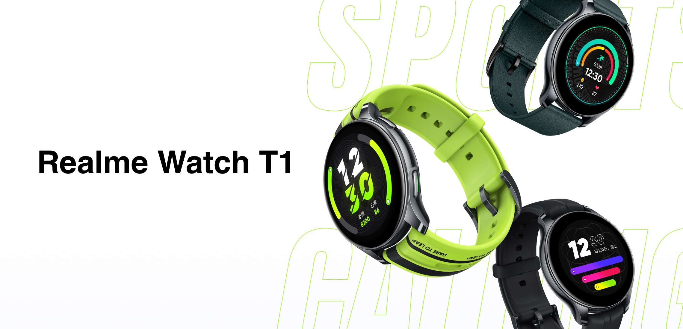 Realme Watch T1: Okrągły wyświetlacz AMOLED, czujnik SpO2, 110 trybów sportowych, NFC i do 7 dni pracy na baterii za 110 dolarów