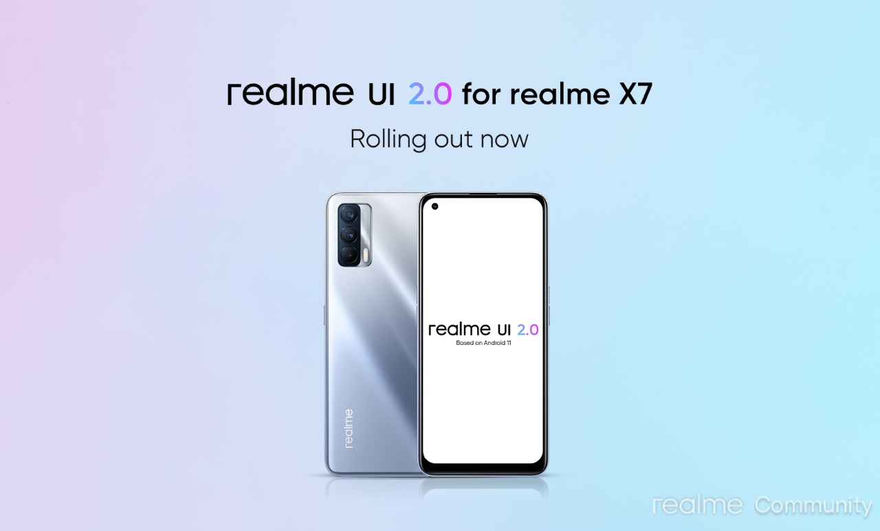 Realme X7 zaczyna otrzymywać aktualizację do Androida 11 z Realme UI 2.0