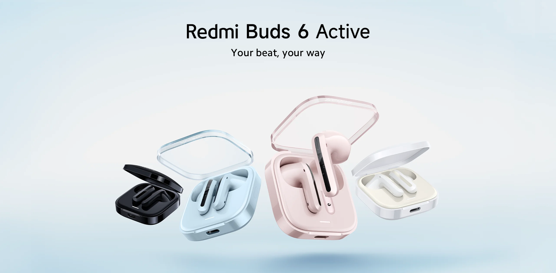 Redmi Buds 6 Active z przetwornikami 14,2 mm, Bluetooth 5.4 i ochroną IPX4 zadebiutowały na globalnym rynku