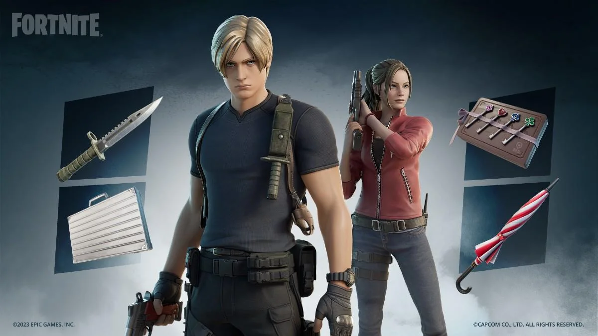 Leon Kennedy z Resident Evil i Claire Redfield pojawiają się w Fortnite