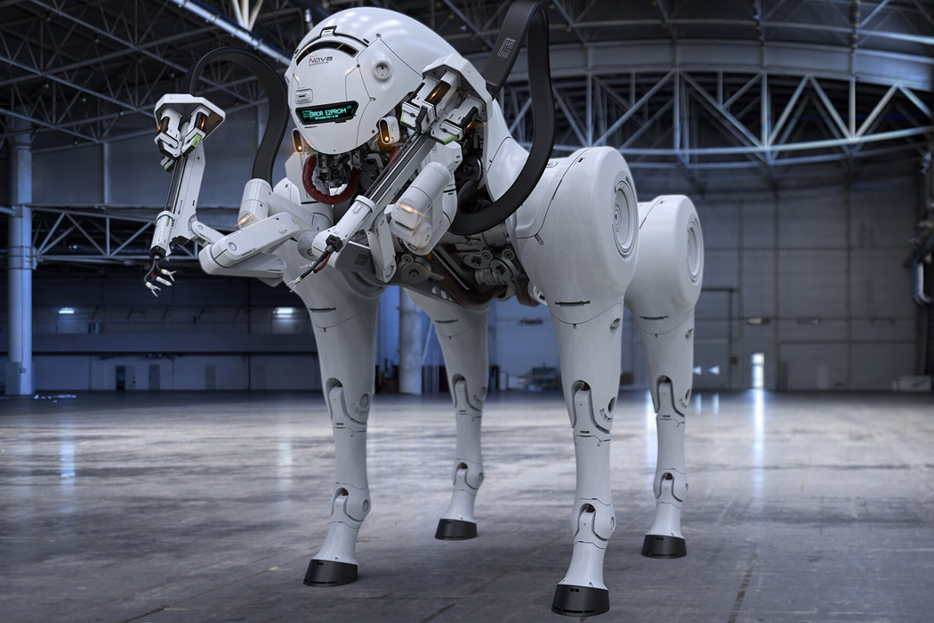 Konkurent Boston Dynamics: Koncepcja robotycznego psa od irańskiego projektanta