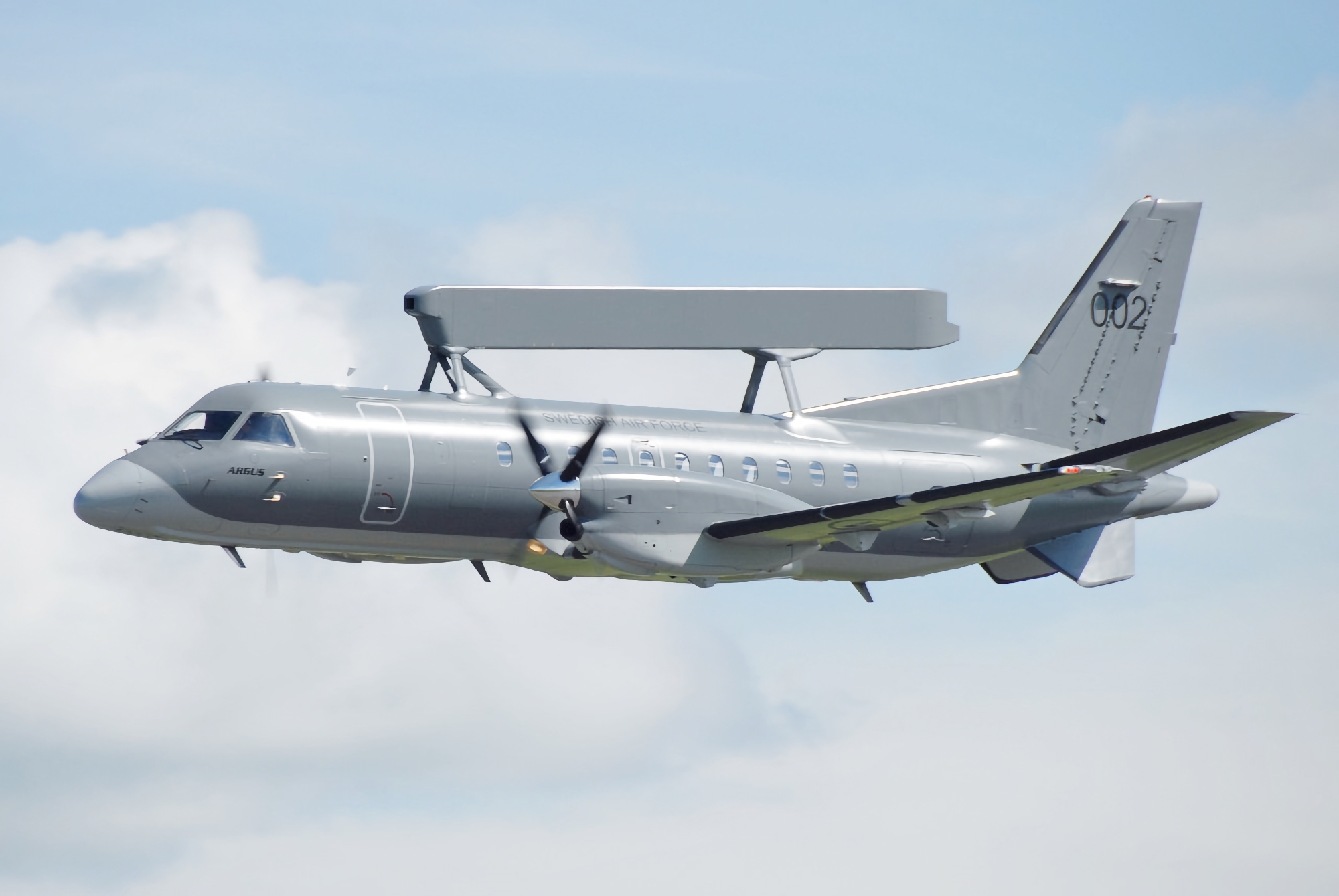Kontrakt o wartości 58 000 000 USD: Polska kupuje dwa samoloty wykrywania radarowego dalekiego zasięgu Saab 340B AEW-300