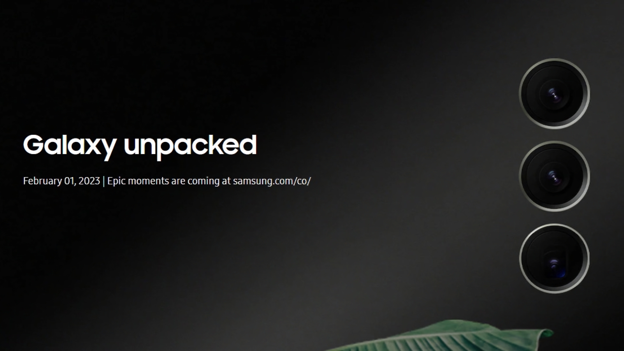 Samsung potwierdził, że flagowce Galaxy S23, Galaxy S23+ i Galaxy S23 Ultra zostaną zaprezentowane podczas premiery Galaxy Unpacked, która odbędzie się 1 lutego