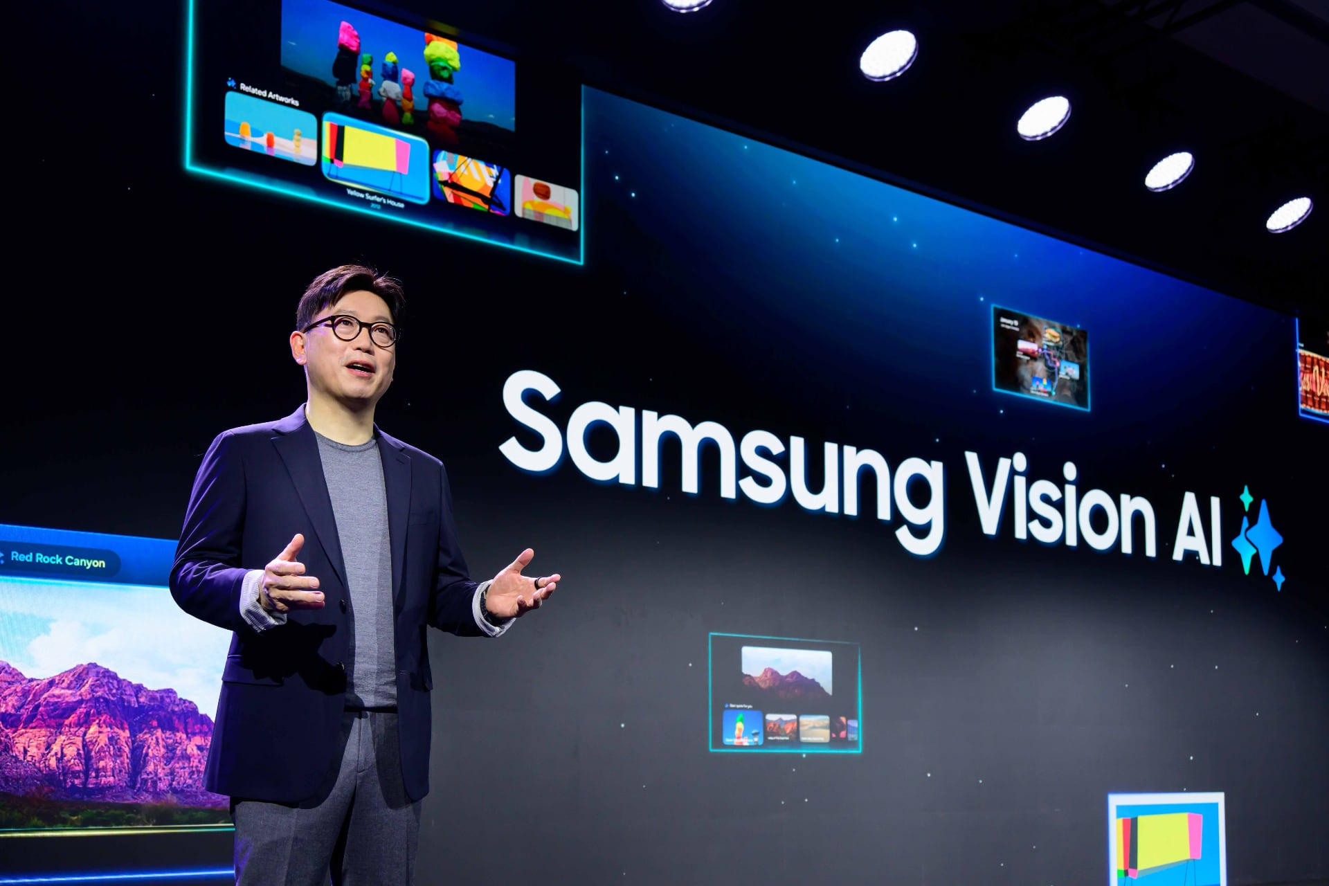 Samsung Vision AI prezentuje przyszłość sztucznej inteligencji na targach CES 2025