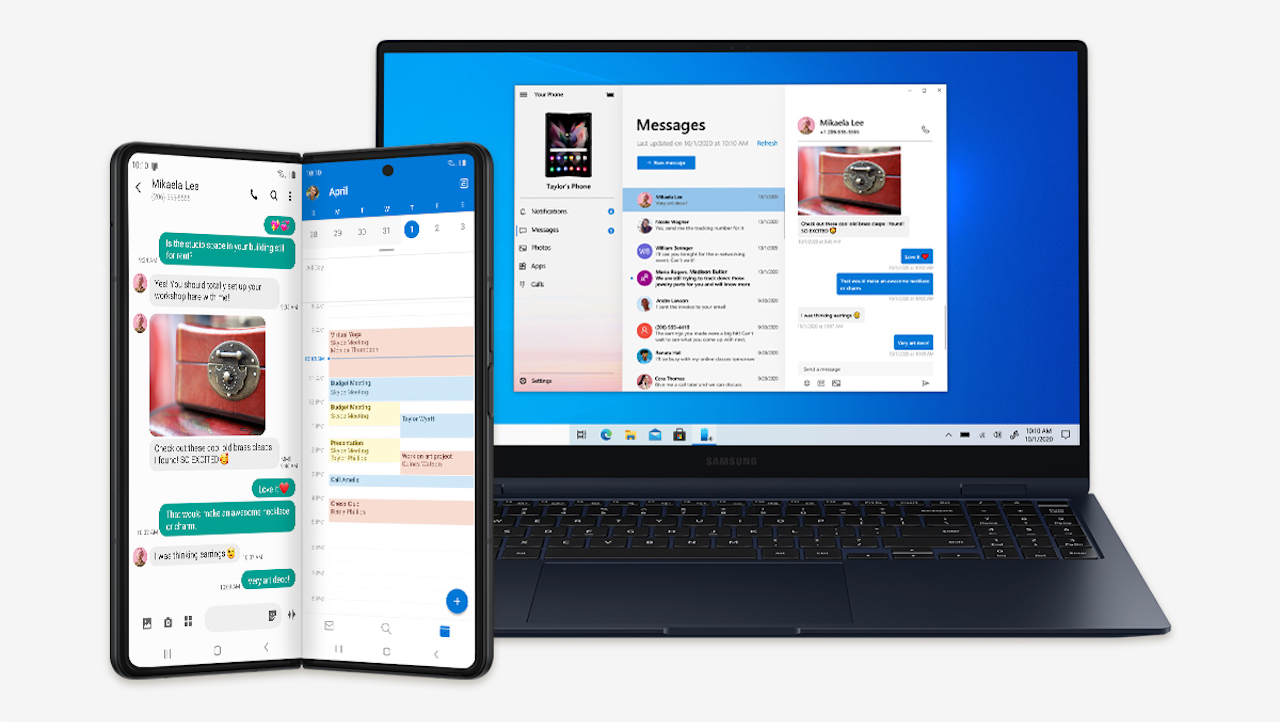 Aplikacje Microsoftu oferują zwiększoną funkcjonalność w nowych Galaxy Z Flip3 i Galaxy Z Fold3