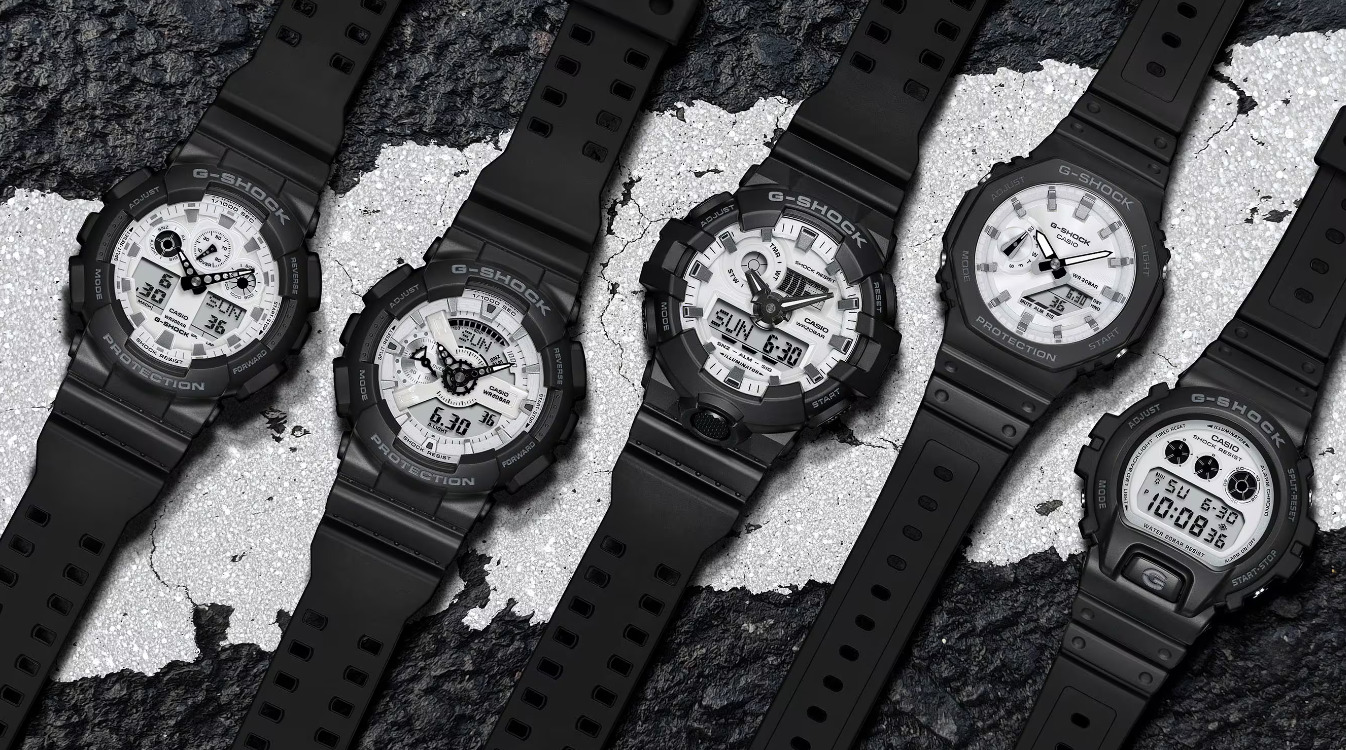 Casio wprowadza nową kolekcję Black and White ze zaktualizowanymi modelami G-SHOCK