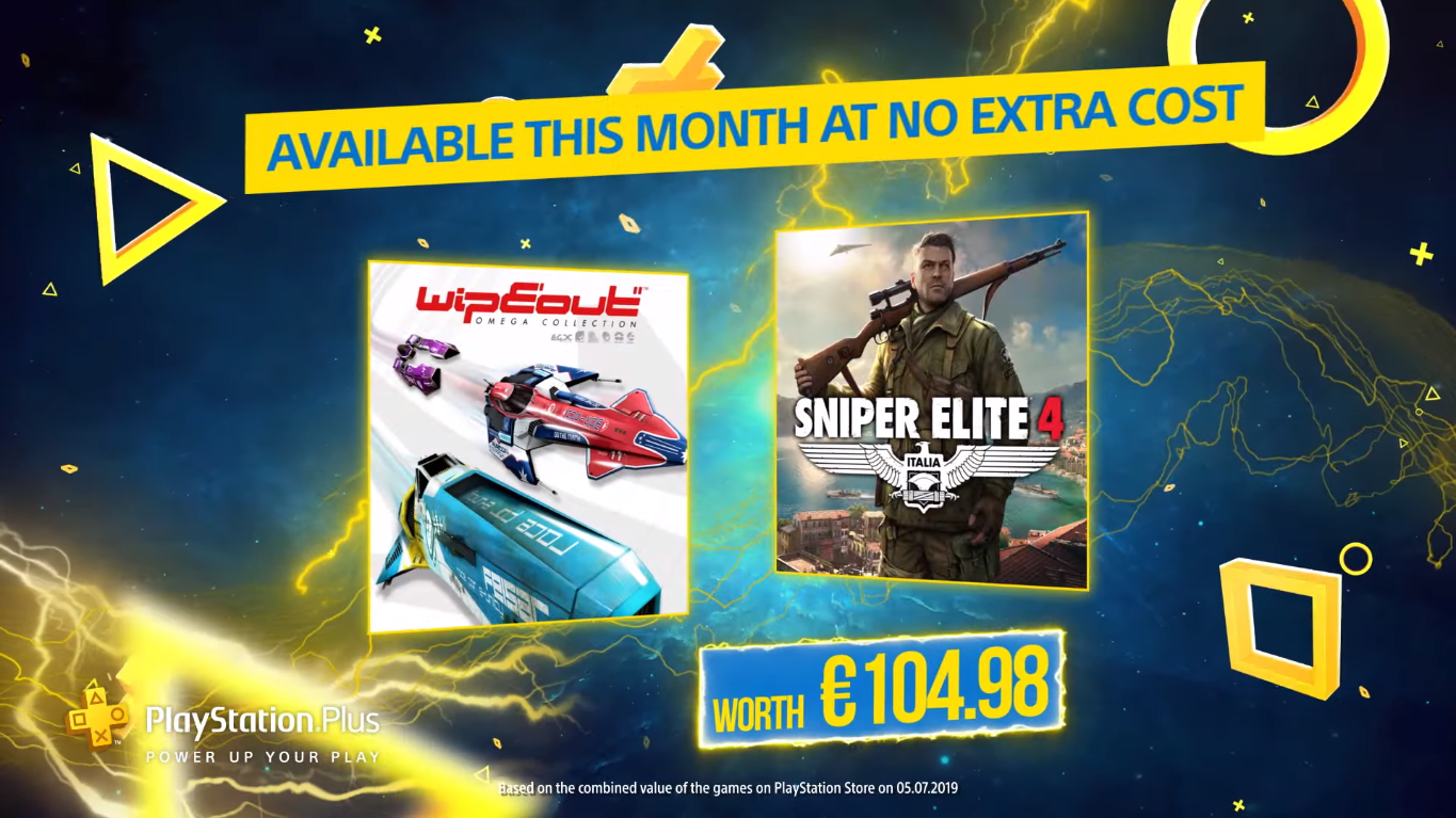W sierpniu subskrybenci PlayStation Plus otrzymają Sniper Elite 4 i WipEout Omega Collection
