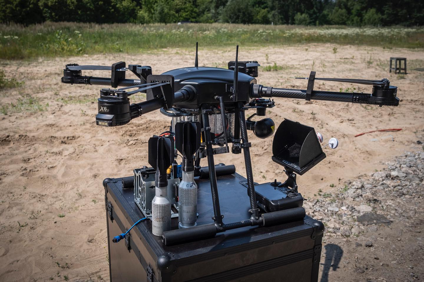 Ukraińska firma SkyLab zaprezentowała drona Shoolika mk6, który jest odporny na ataki elektroniczne