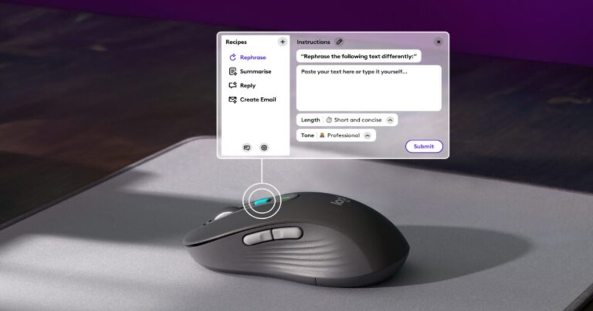 Nowy sposób interakcji: Logitech wprowadza ChatGPT do swoich myszy i klawiatur