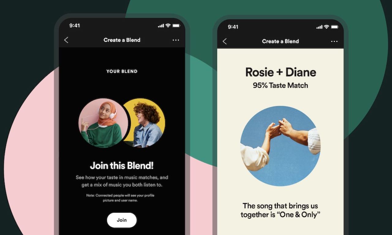 Spotify uruchamia wspólne listy odtwarzania 'Blend' dla wszystkich użytkowników