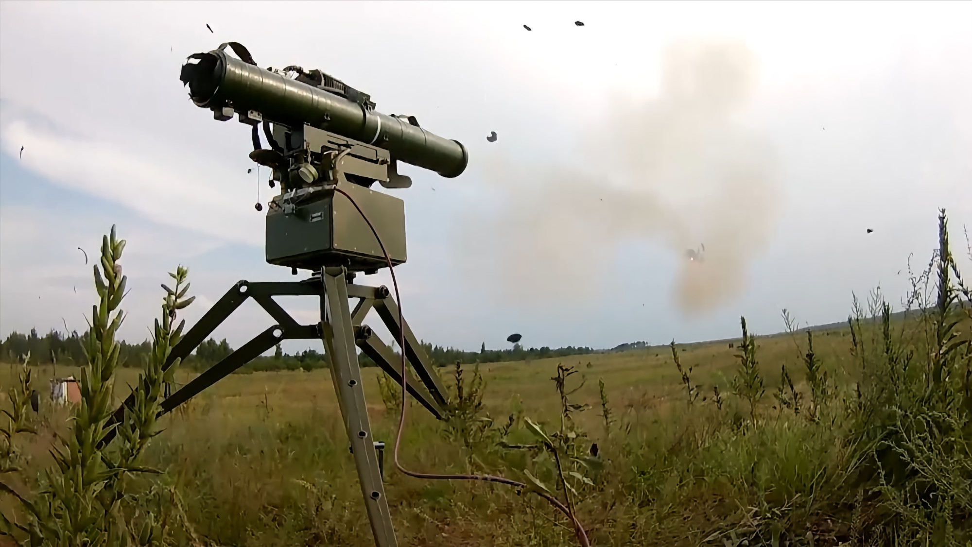 Siły Zbrojne Ukrainy przy pomocy ppk "Stugna-P" zniszczyły rosyjski "Buk" (wideo)