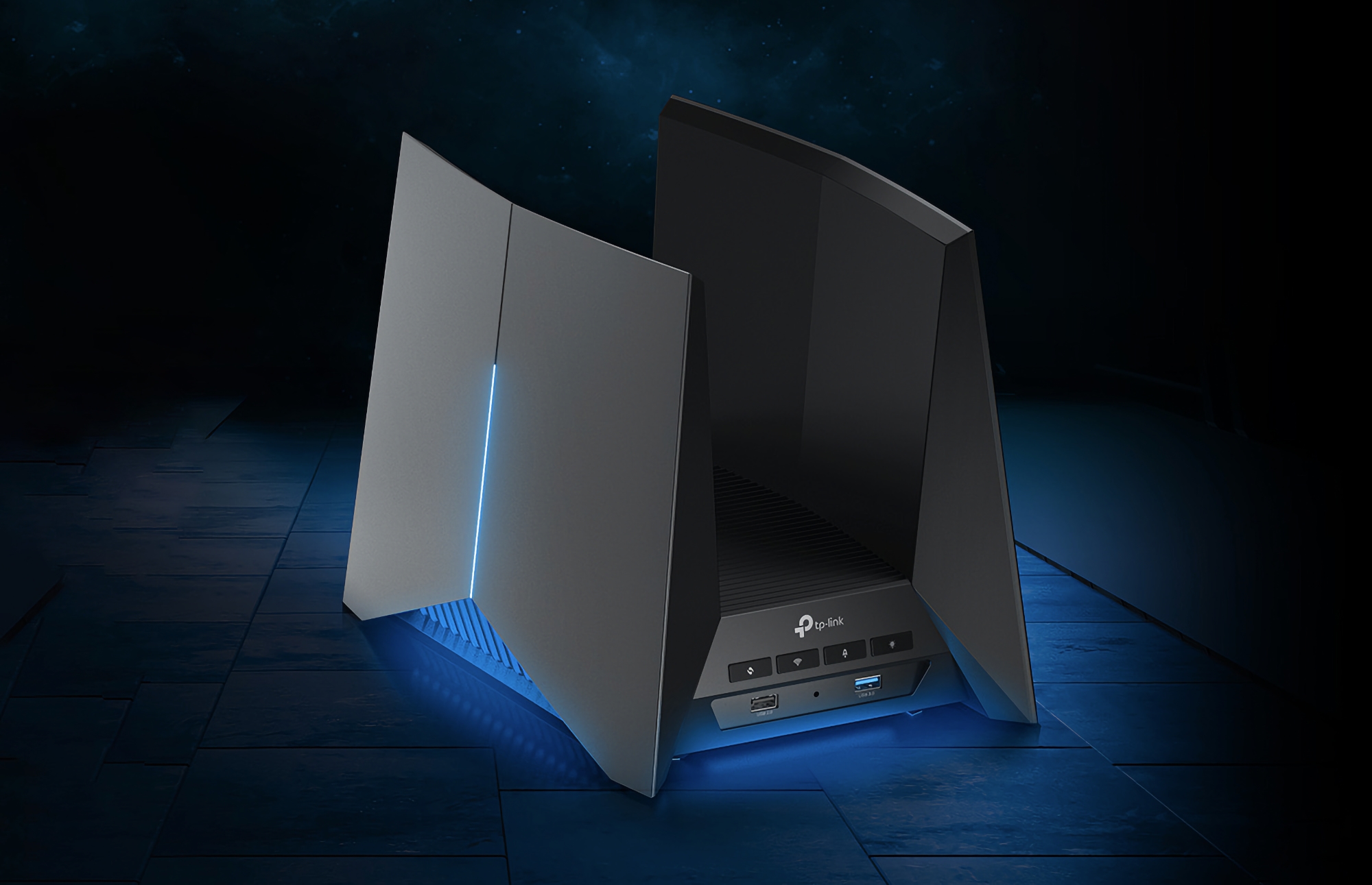 TP-Link przedstawia Archer GE800: router do gier z obsługą Wi-Fi 7 w stylu promu dowodzenia Kylo Ren z Gwiezdnych Wojen