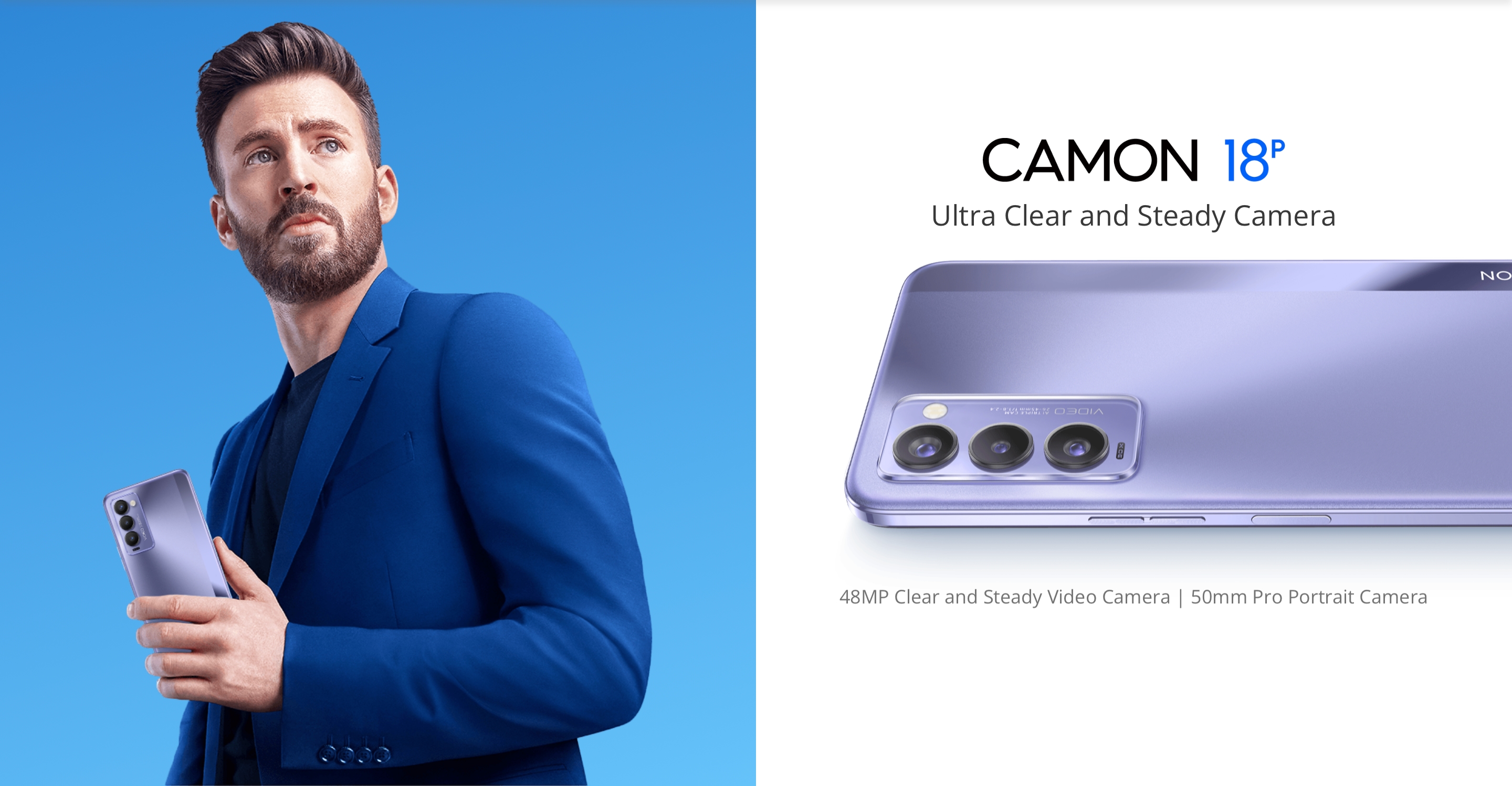 Tecno Camon 18 i Camon 18P: budżetowe smartfony z ekranami do 120Hz, układami MediaTek Helio G88/G96 i potrójnymi aparatami 48 MP