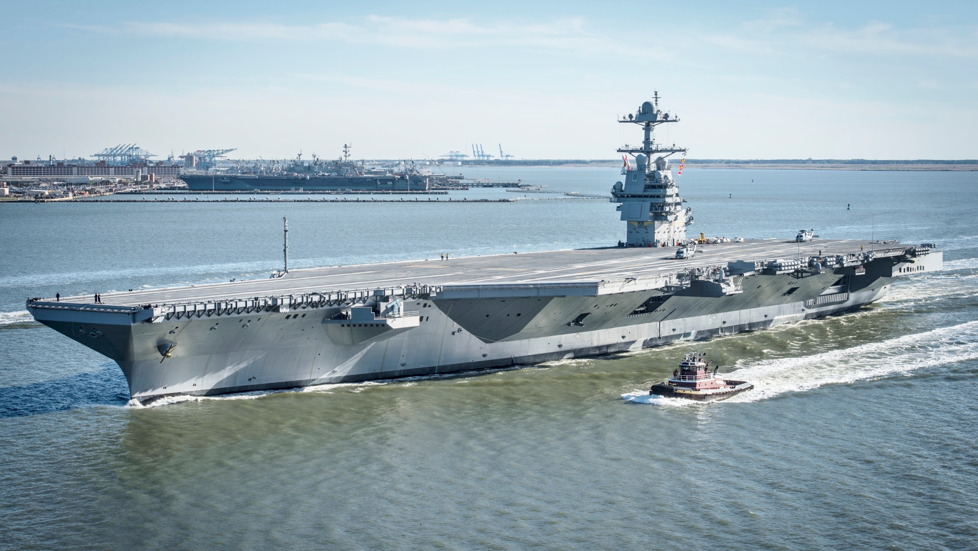 USA po raz pierwszy rozmieszczają najnowszy lotniskowiec USS Gerald R. Ford (CVN-78): weźmie on udział w ćwiczeniach NATO na Oceanie Atlantyckim