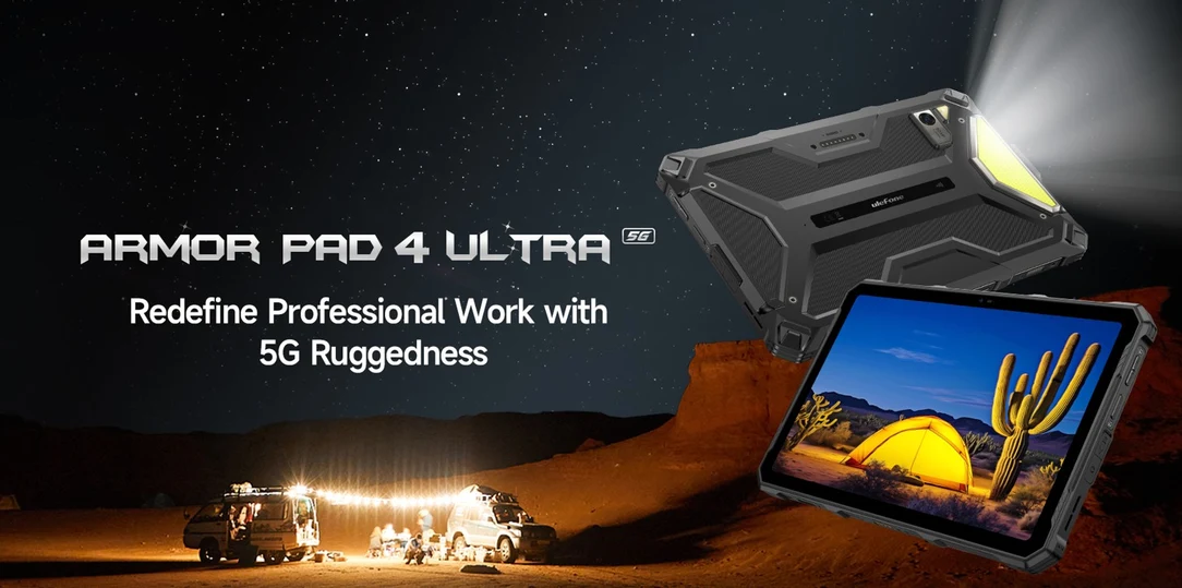 Ulefone prezentuje tablet Armor Pad 4 Ultra z kamerą termowizyjną i obsługą 5G za 329 USD