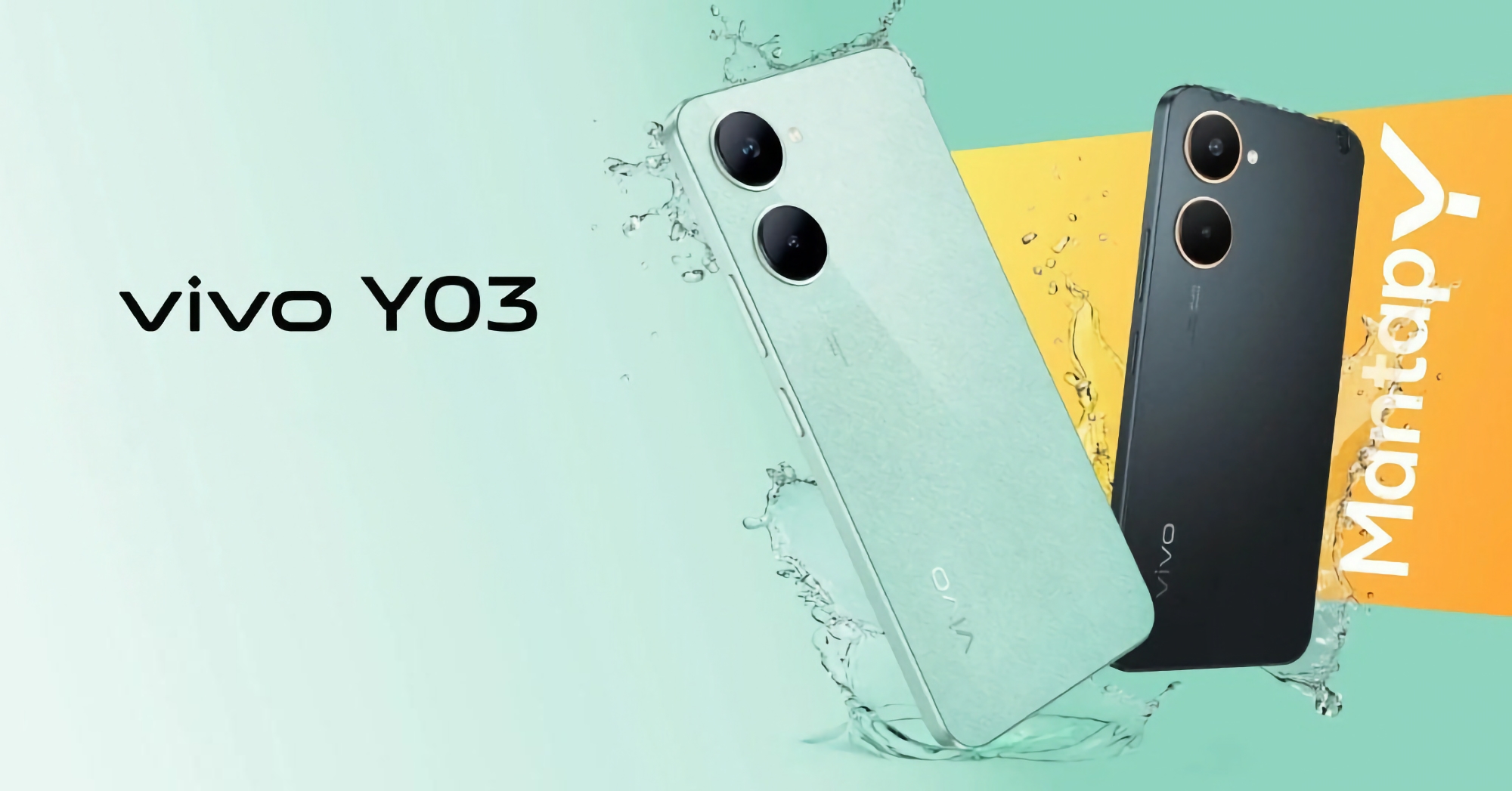 vivo Y03: budżetowy smartfon z ekranem 90 Hz, układem MediaTek Helio G85 i stopniem ochrony IP54