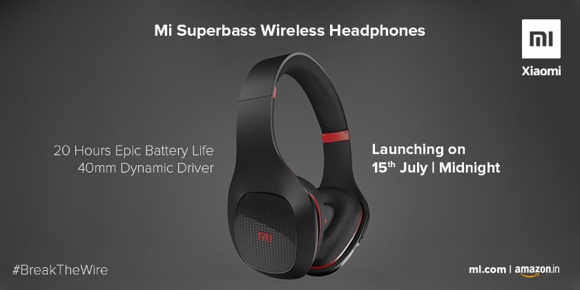 Xiaomi 15 lipca zaprezentuje słuchawki Mi Superbass Wireless Headphones z autonomią do 20 godzin
