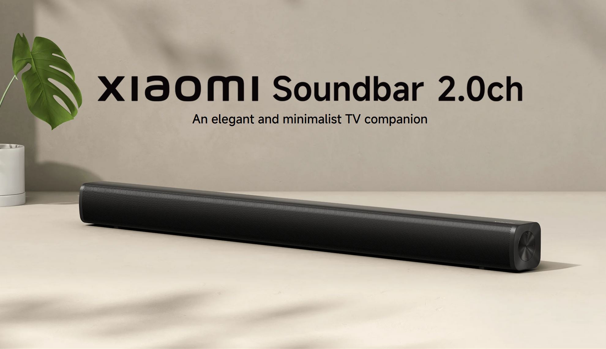 Xiaomi prezentuje Soundbar 2.0ch: przystępny cenowo soundbar z Bluetooth 5.3 i szeroką gamą portów