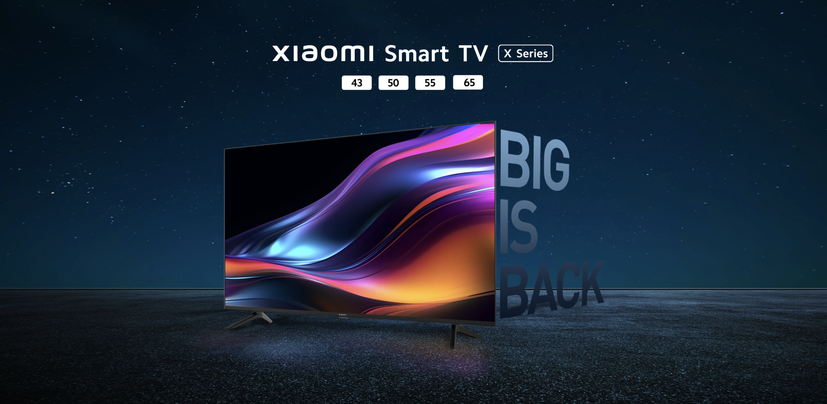Xiaomi zaprezentowało zaktualizowaną serię Smart TV X z ekranami do 65″, rozdzielczością 4K i głośnikami 30W z obsługą Dolby Audio