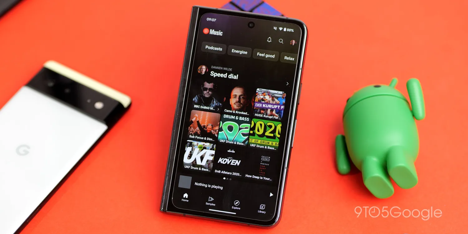 YouTube Music na nowym Google Pixel Fold: wrażenia z użytkowania