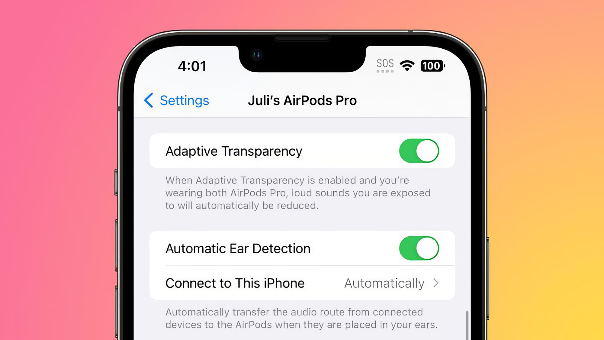 What a twist: Adaptive Transparency dla AirPods Pro i AirPods Max w iOS 16.1 beta okazuje się być błędem