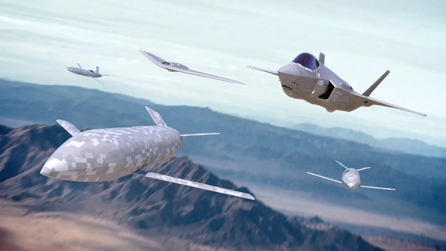 US Air Force chce połączyć 1000 dronów z setkami myśliwców szóstej generacji i F-35 Lightning II