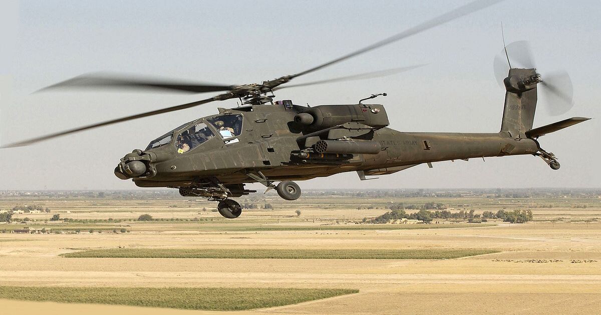 Śmigłowiec Apache rozbija się w USA po raz trzeci w ciągu dwóch miesięcy