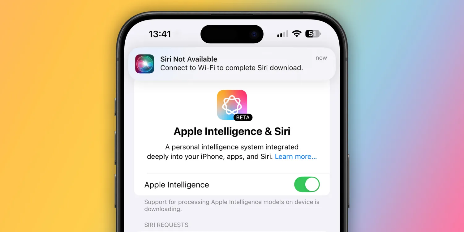 Siri nie działa u niektórych użytkowników iOS 18.1 beta