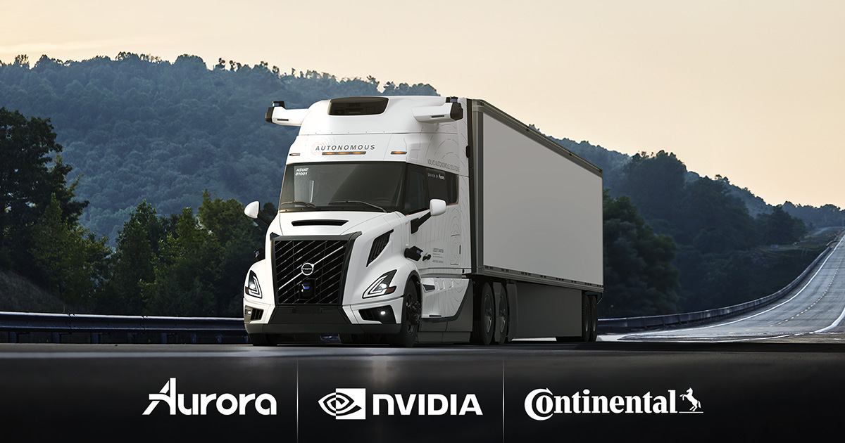 Aurora, Continental i NVIDIA tworzą strategiczny sojusz: przyszłość technologii autonomicznego transportu