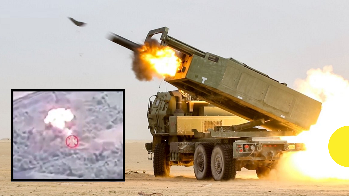 Ukraińskie Siły Zbrojne niszczą rosyjski system rakiet ziemia-powietrze Strela-10 pociskiem GMLRS
