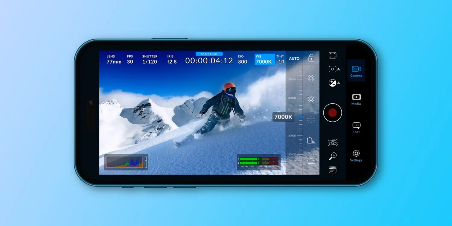 Aplikacja Blackmagic Camera na iPhone'a obsługuje teraz funkcję Camera Control