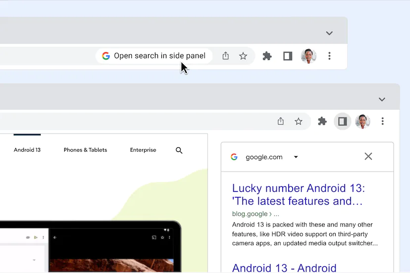 Google Chrome ma nowy pasek boczny, który daje szybki dostęp do wyników wyszukiwania