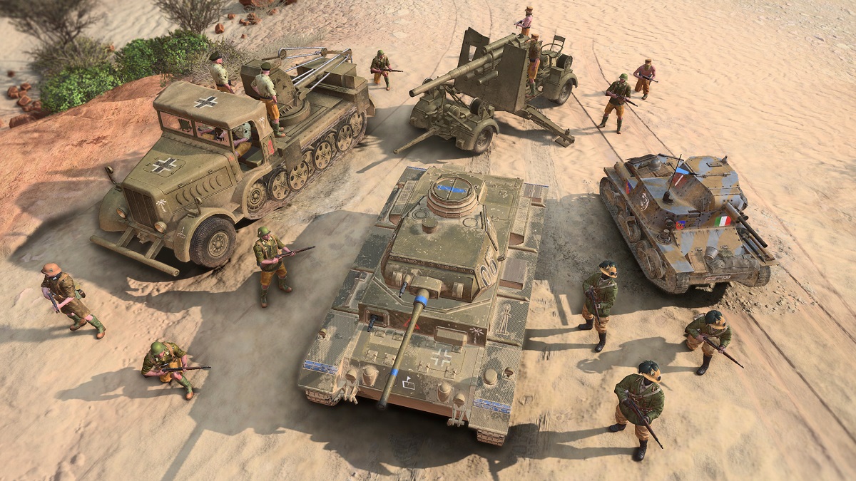 Ryzykowna operacja w Afryce Północnej: nowy gameplay dla strategii wojskowej Company of Heroes 3 wydany