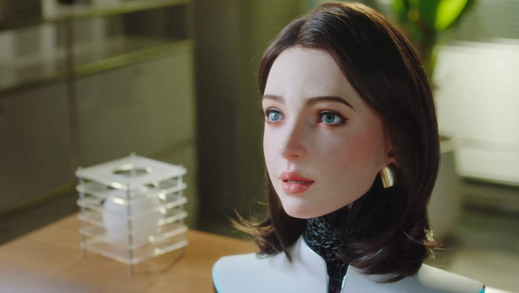 Bioniczny robot Noetix z realistyczną twarzą