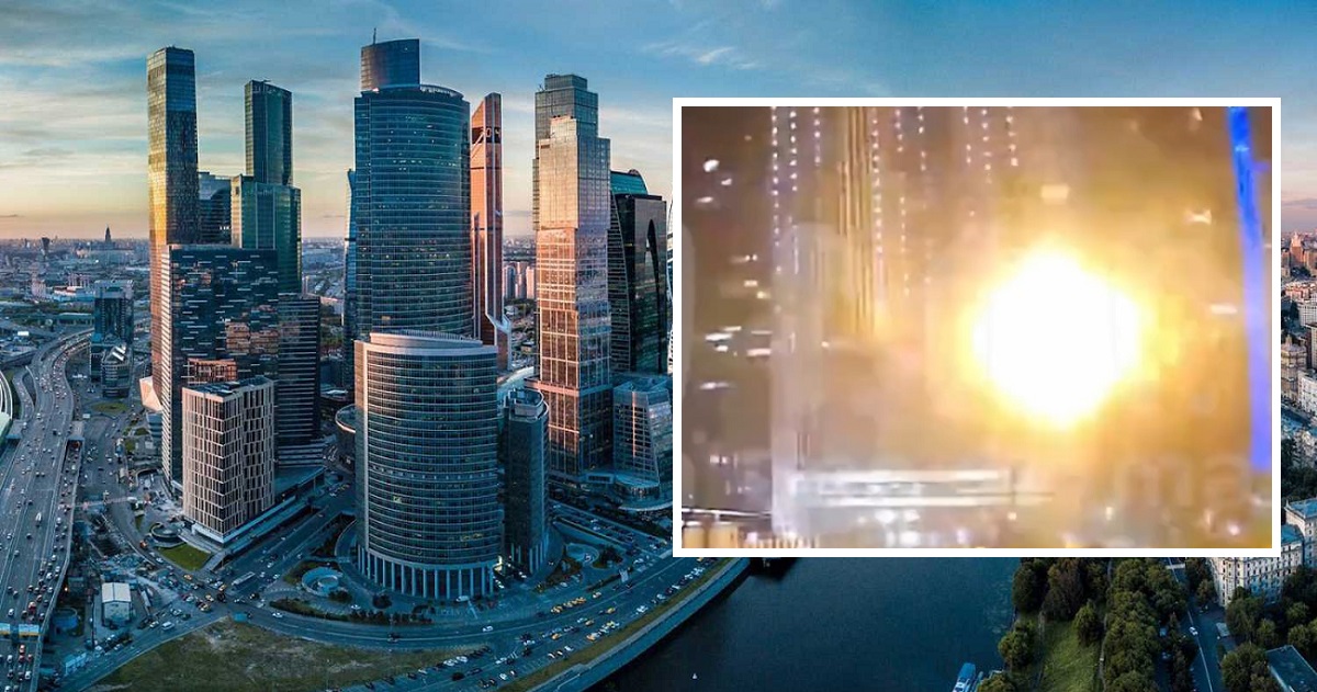 Drony kamikadze ponownie zaatakowały międzynarodowe centrum biznesowe Moscow City w stolicy Rosji