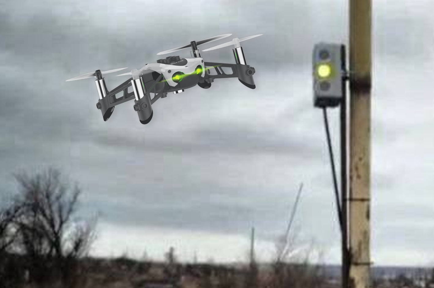 Okupanci zaczynają testować specjalne detektory sygnalizacji świetlnej przeciwko ukraińskim dronom FPV