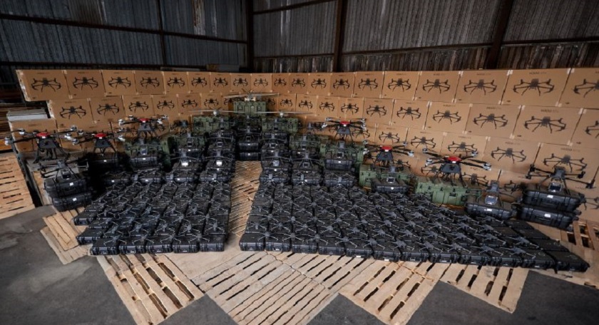 150 quadkopterów DJI Mavic 3E, 423 drony DJI Matrice, Cajan i Leleka-100 - ukraińskie siły zbrojne otrzymają ponad 600 dronów